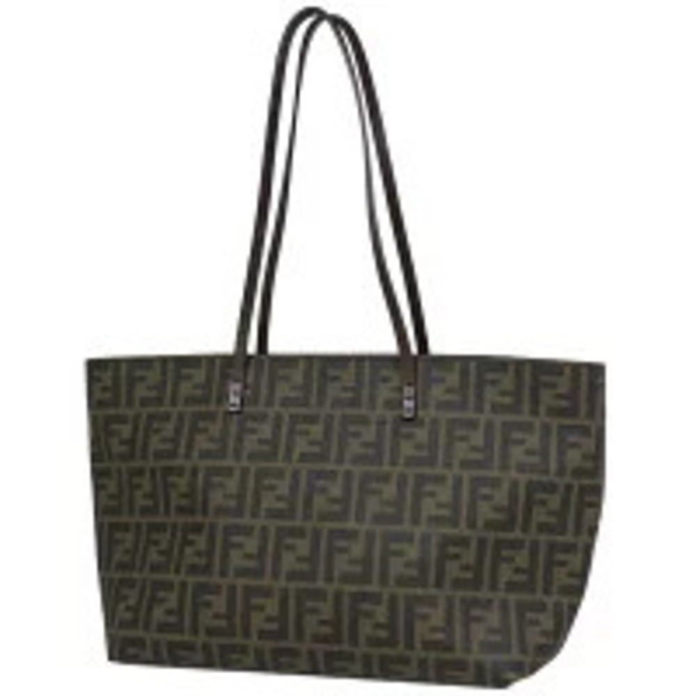 Fendi Zucca tote bag shoulder canvas brown